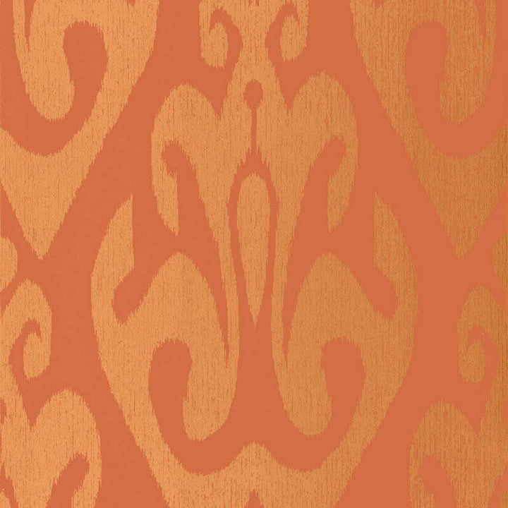 Tokat Cinnabar 5005981 by Schumacher Designer Wallpaper Byzantium 10.25" - Swanky Fabrics -