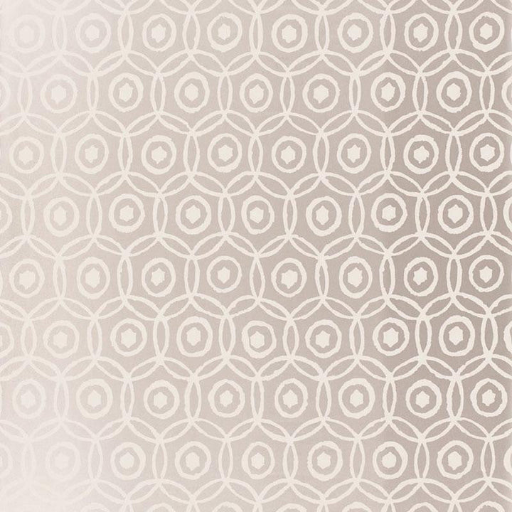 Alcazaba Silver 5005950 by Schumacher Designer Wallpaper Byzantium 13.5" - Swanky Fabrics -