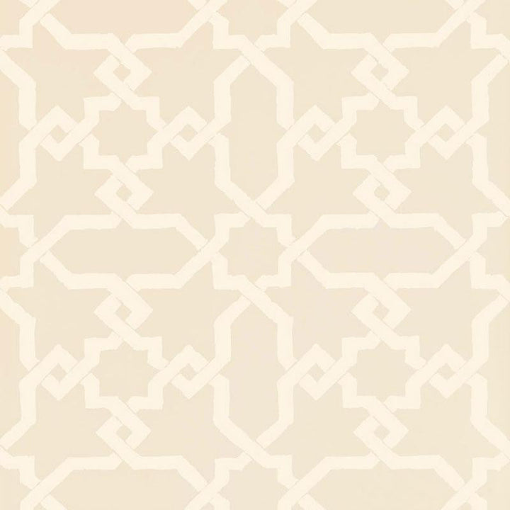 Cordoba Flax 5005920 by Schumacher Designer Wallpaper Byzantium 13.5" - Swanky Fabrics -