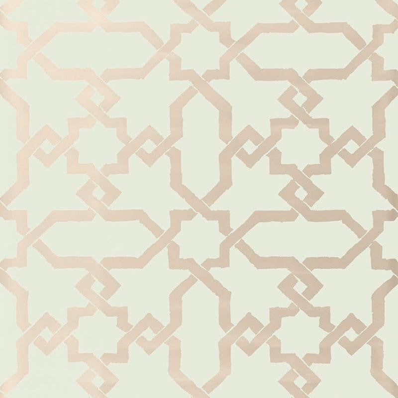Cordoba Mist 5005921 by Schumacher Designer Wallpaper Byzantium 13.5" - Swanky Fabrics -