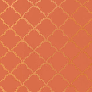 Schumacher Wallpaper Costa Del Sol Cinnabar 5005943