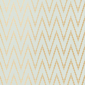 Schumacher Wallpaper Kasari Ikat Aquamarine 5005991
