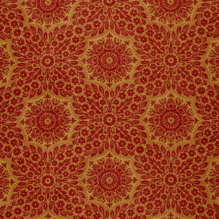 Jamestown Spice 1103043 by Schumacher Designer Fabric A Country Life 9.0" - Swanky Fabrics -