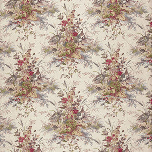 Schumacher Fabric Quail Meadow Winter 1106021