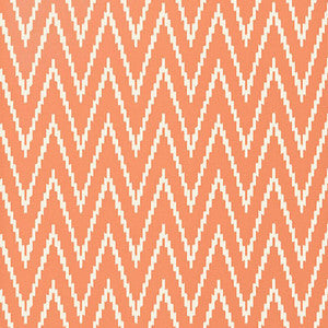 Schumacher Wallpaper Kasari Ikat Terra Cotta 5005994