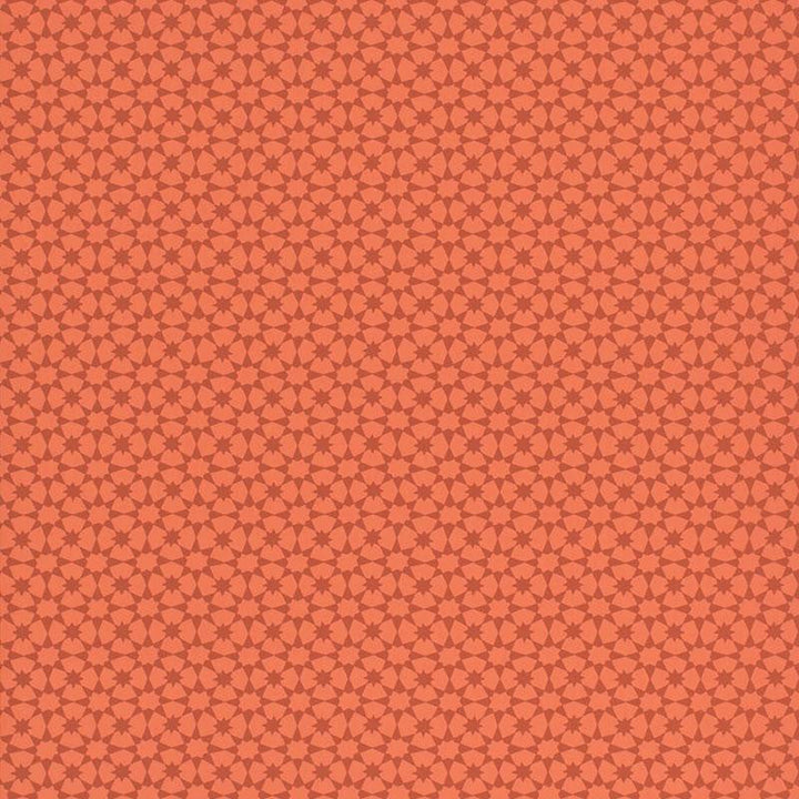 Medina Persimmon 5006014 by Schumacher Designer Wallpaper Byzantium 6.75" - Swanky Fabrics -