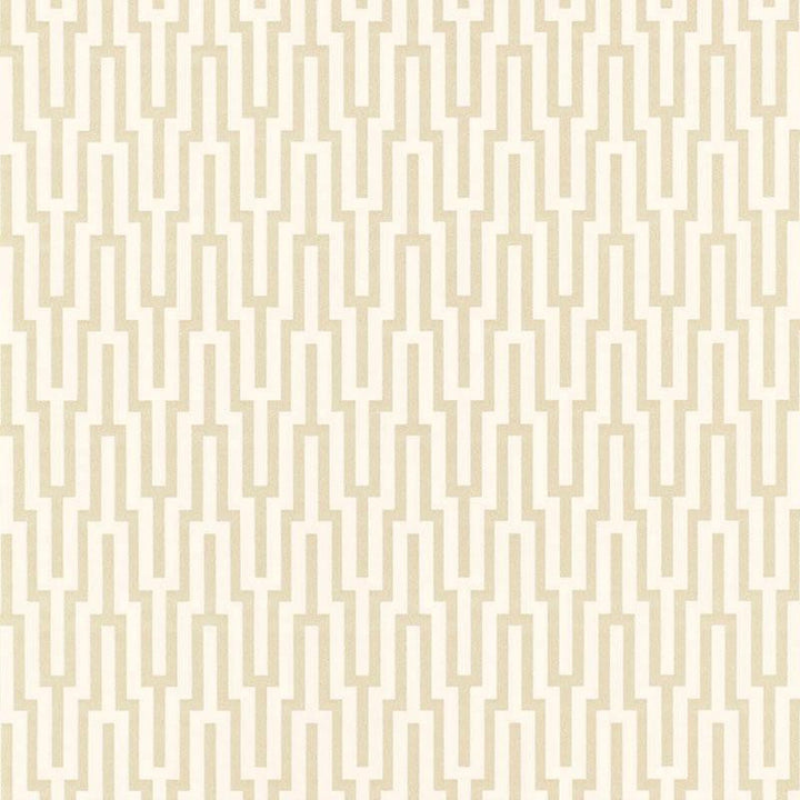 Metropolitan Fret Crystal 5005890 by Schumacher Designer Wallpaper Byzantium 3.38" - Swanky Fabrics -