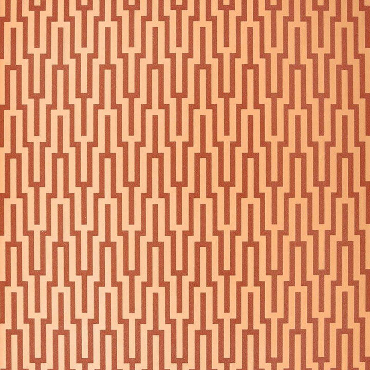 Metropolitan Fret Amber 5005893 by Schumacher Designer Wallpaper Byzantium 3.38" - Swanky Fabrics -