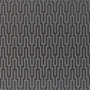 Schumacher Wallpaper Metropolitan Fret Black Pearl 5005895