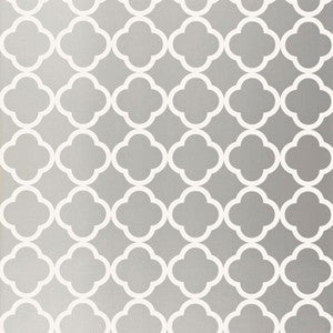 Schumacher Wallpaper Morocco Silver 5005872
