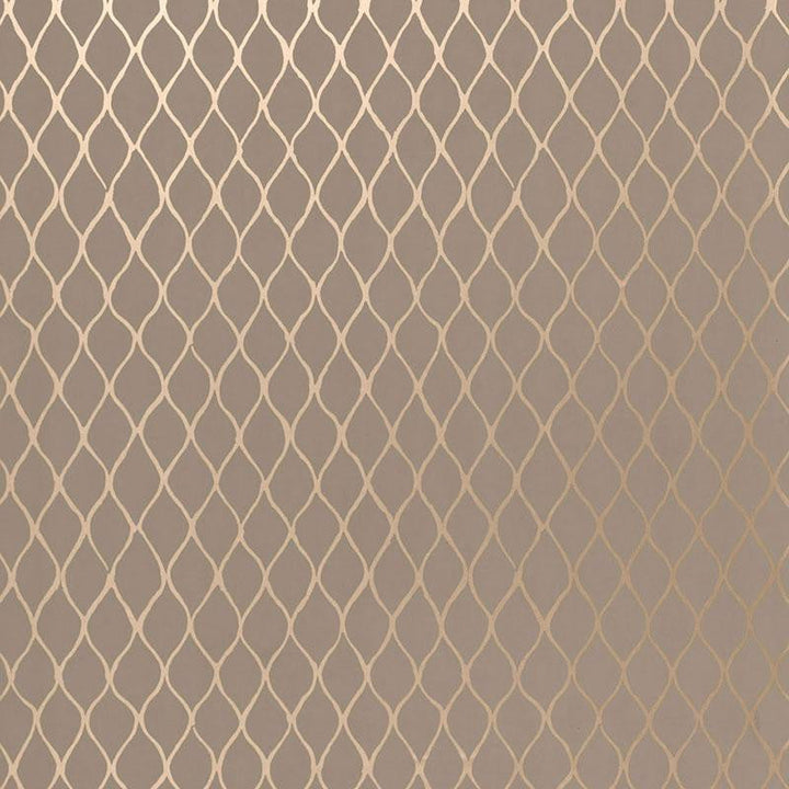 Valencia Taupe / Pewter 5005912 by Schumacher Designer Wallpaper Byzantium 13.5" - Swanky Fabrics -
