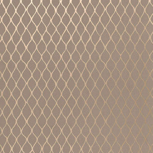 Schumacher Wallpaper Valencia Taupe / Pewter 5005912