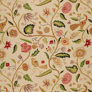 Schumacher Fabric Apsley Vine Rose 1307002
