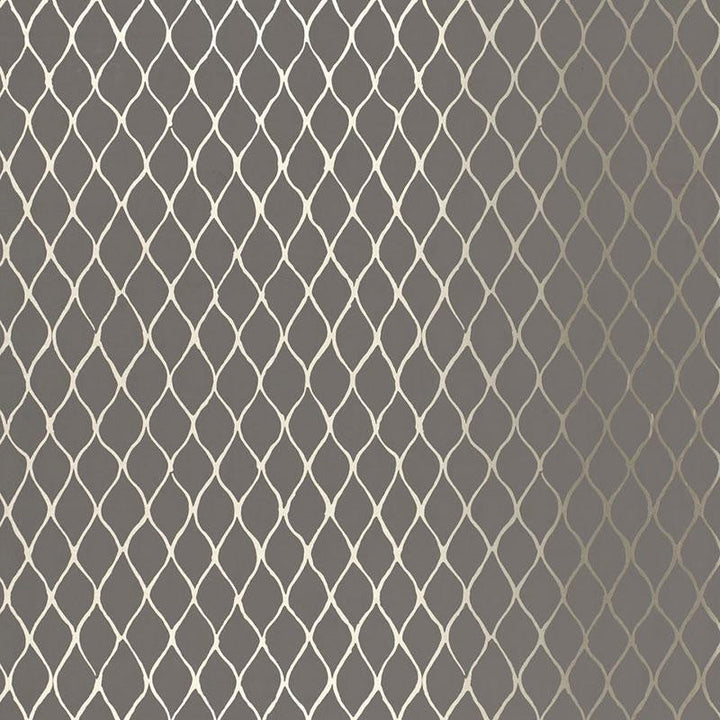 Valencia Graphite 5005913 by Schumacher Designer Wallpaper Byzantium 13.5" - Swanky Fabrics -