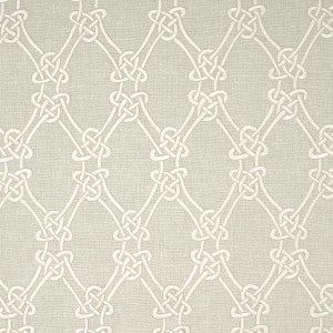 Schumacher Fabric Gordian Weave Natural On Greige 2643921
