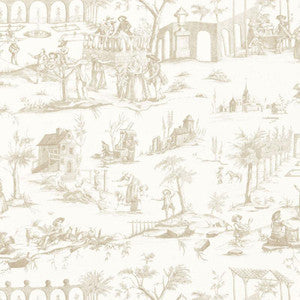 Schumacher Fabric Siena Toile Greige 175172