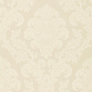 Schumacher Fabric Firenze Linen Damask Sesame 66632