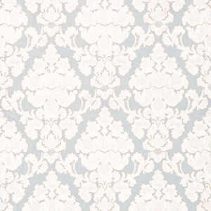 Schumacher Fabric Montalcino Appliqu Damask Robin'S Egg 66591