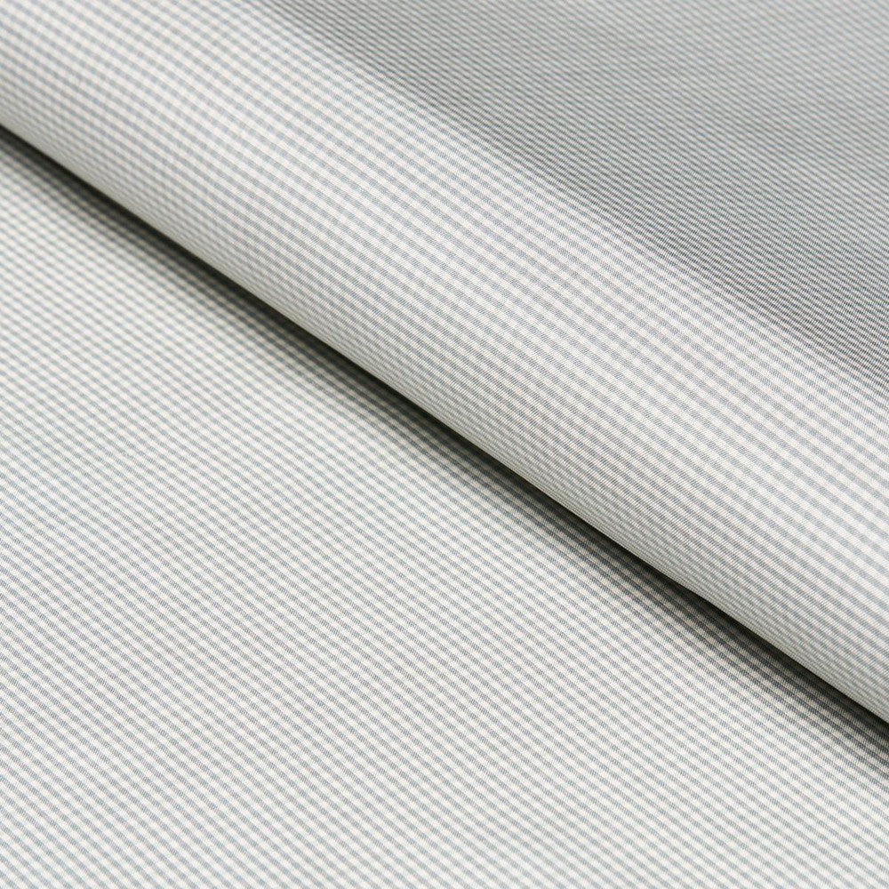 Dalton Silk Gingham Chambray 3449002 by Schumacher Designer Fabric Chroma - Swanky Fabrics -