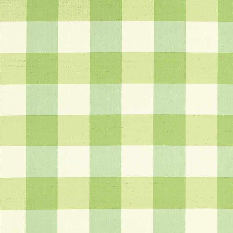 Montgomery Silk Plaid Parrot 3455002 by Schumacher Designer Fabric Calypso 7.5" - Swanky Fabrics -