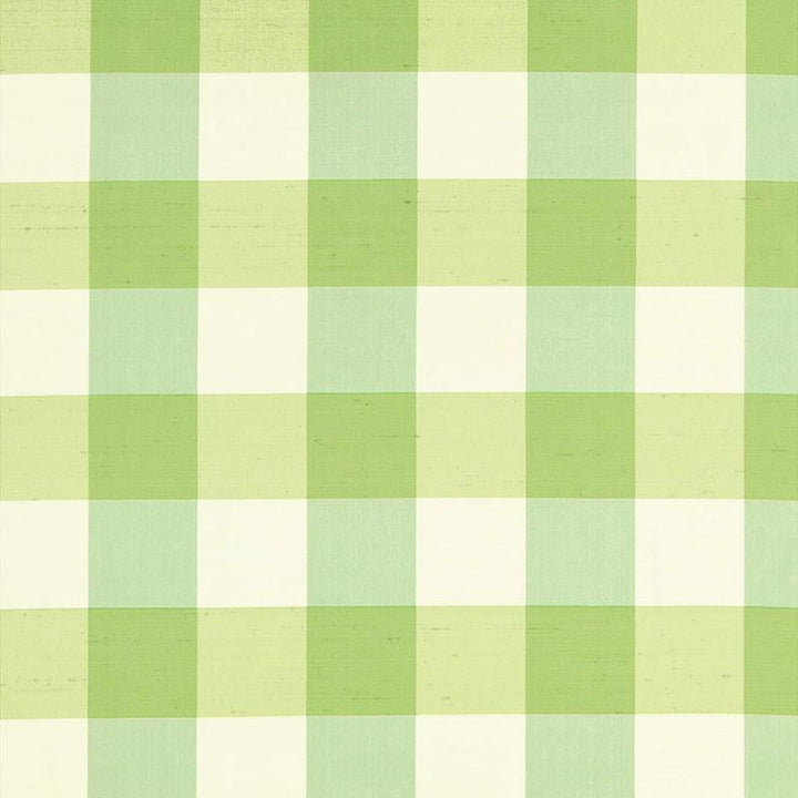 Montgomery Silk Plaid Parrot 3455002 by Schumacher Designer Fabric Calypso 7.5" - Swanky Fabrics -