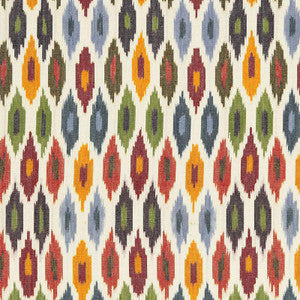 Schumacher Fabric Sunara Ikat Spice 3471001