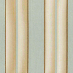 Schumacher Fabric Summerside Stripe Aqua 3486000