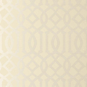Schumacher Wallpaper Imperial Trellis Alabaster 2707211