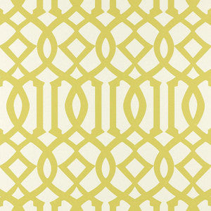 Schumacher Wallpaper Imperial Trellis Citrine 2707213