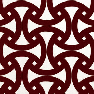Schumacher Fabric Santorini Print Indoor/Outdoor Java 174303