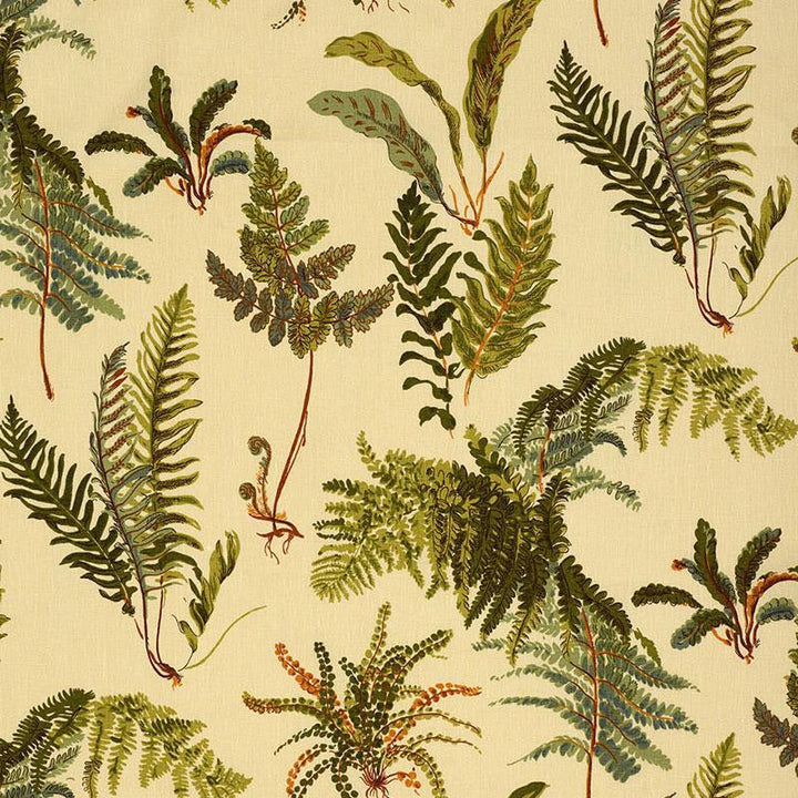 Les Fougeres Antique 174092 by Schumacher Designer Fabric Schumacher Classics 18.0" - Swanky Fabrics -