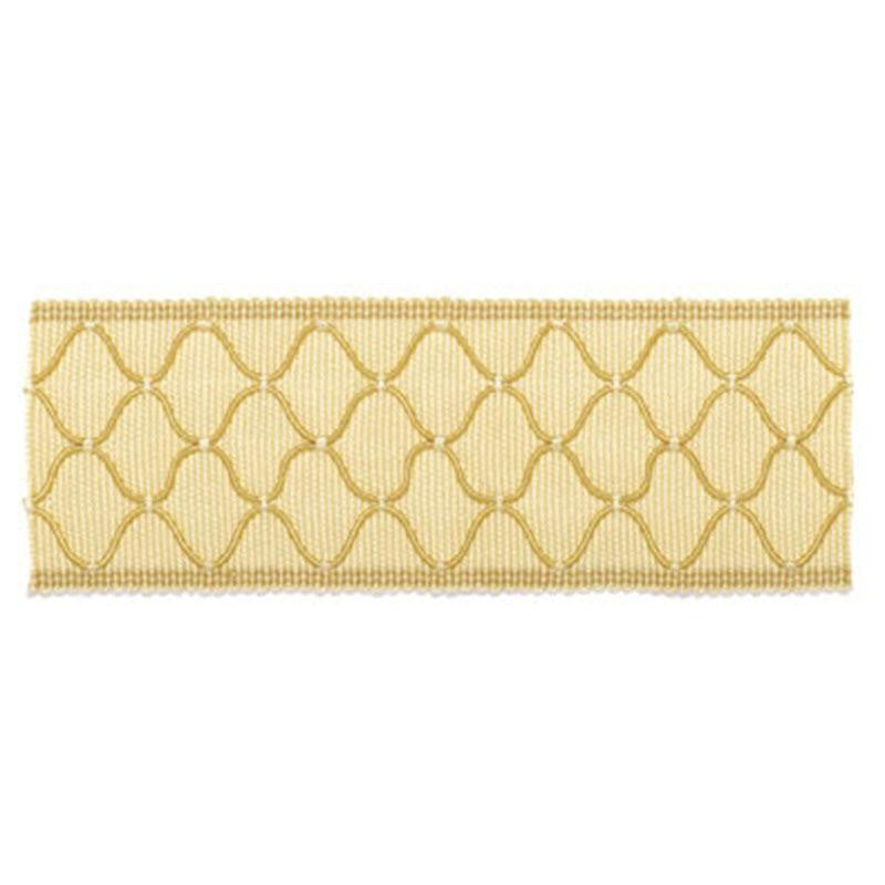 Kent Braid Champagne 63174 by Schumacher Designer Trim Somerset - Swanky Fabrics -
