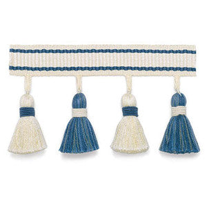 Schumacher Trim Merida Tassel Fringe Marine 63080