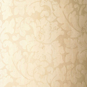 Schumacher Wallpaper Tolomei Damask Cream 5003690