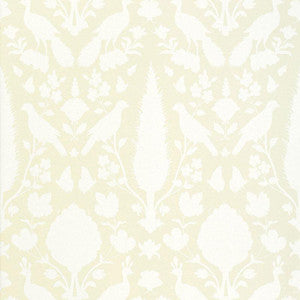 Schumacher Wallpaper Chenonceau Bisque 5004124
