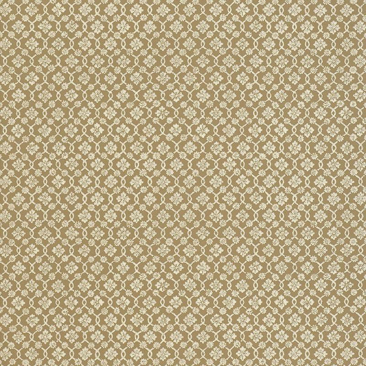 Harbury Trellis Sepia 5004146 by Schumacher Designer Wallpaper Simply Charming 13.5" - Swanky Fabrics -