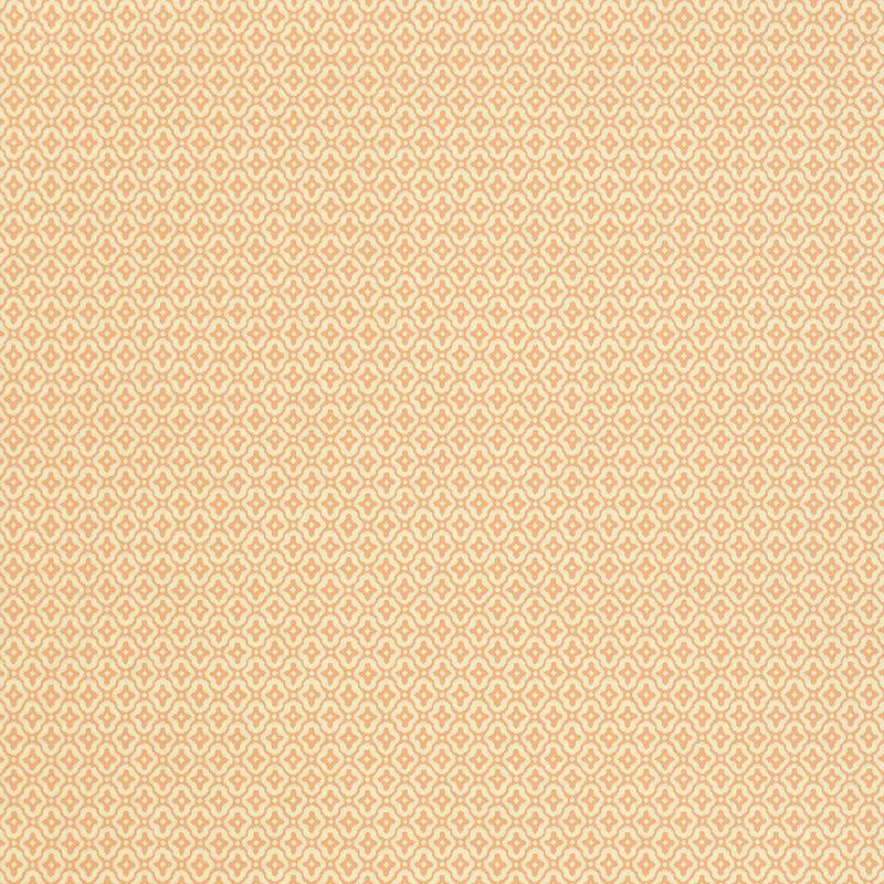 Prescott Diamond Terra Cotta 5004155 by Schumacher Designer Wallpaper Simply Charming 4.5" - Swanky Fabrics -