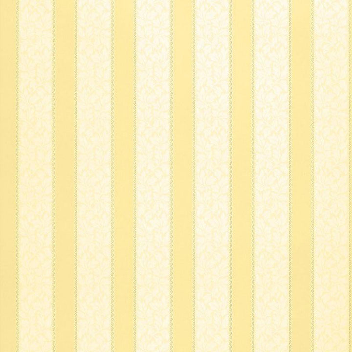 Wallis Stripe Jonquil 5004430 by Schumacher Designer Wallpaper Simply Charming 4.5" - Swanky Fabrics -