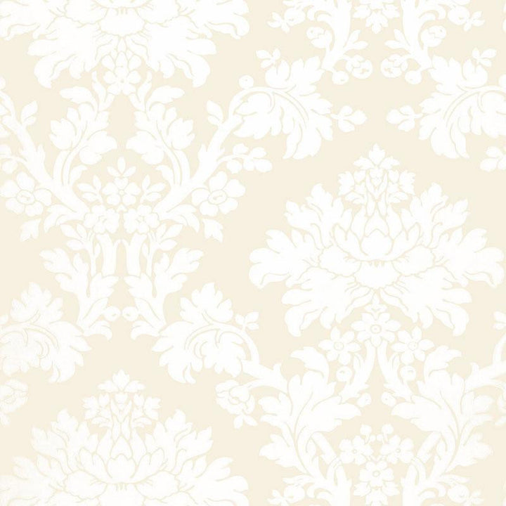 Tierni Damask Blush 5004460 by Schumacher Designer Wallpaper Greenhouse 13.5" - Swanky Fabrics -