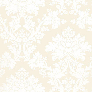 Schumacher Wallpaper Tierni Damask Blush 5004460