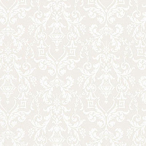 Schumacher Wallpaper Lido Damask Dove 5004483