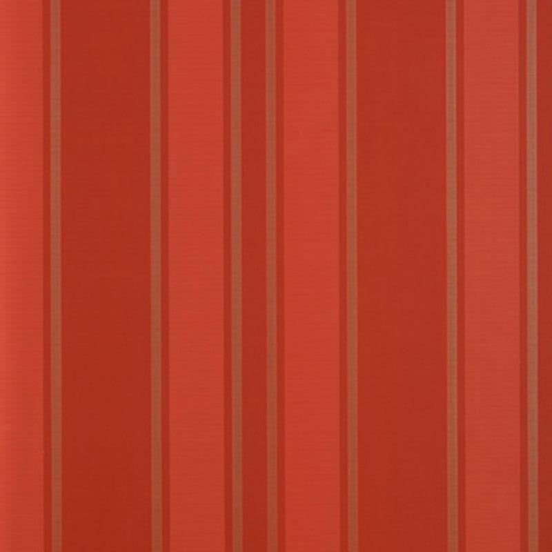 Morgan Stripe Coral 5004563 by Schumacher Designer Wallpaper Essential 13.5" - Swanky Fabrics -