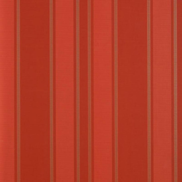 Morgan Stripe Coral 5004563 by Schumacher Designer Wallpaper Essential 13.5" - Swanky Fabrics -