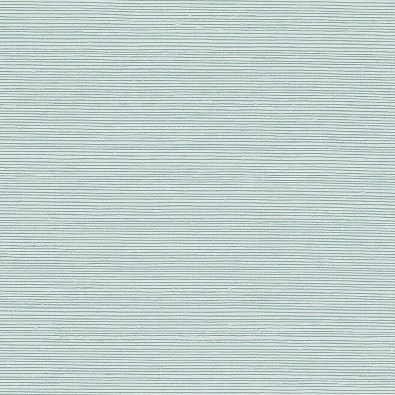 Haruki Sisal Water Blue 5004713 by Schumacher Designer Wallpaper Essential - Swanky Fabrics -