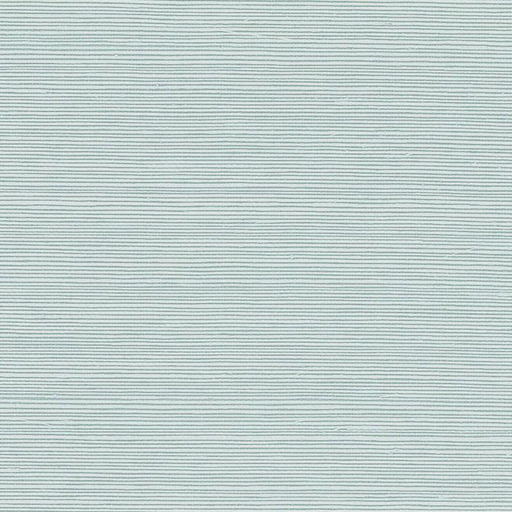 Haruki Sisal Water Blue 5004713 by Schumacher Designer Wallpaper Essential - Swanky Fabrics -