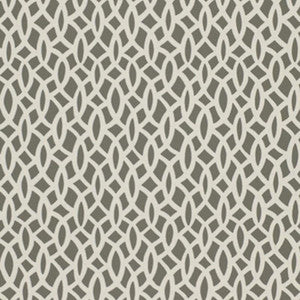 Schumacher Wallpaper Chain Link Charcoal 5004754