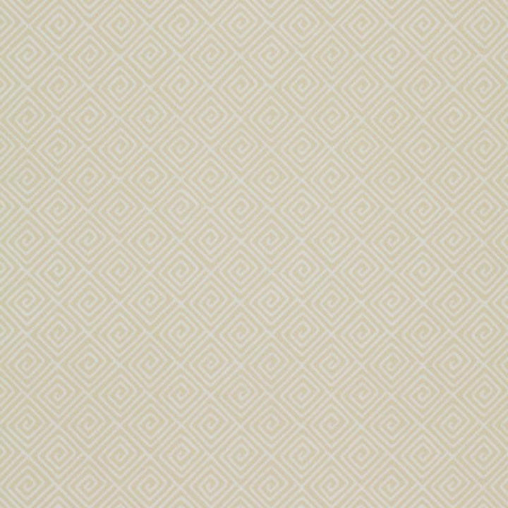 Greek Key Bone 5004760 by Schumacher Designer Wallpaper The Smart Set 13.5" - Swanky Fabrics -
