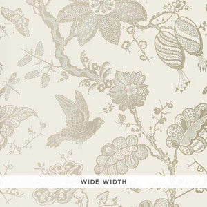 Schumacher Wallpaper Bali Vine Platinum 5005000