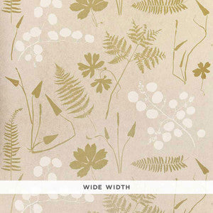 Schumacher Wallpaper Modern Botanical Parchment 5005010