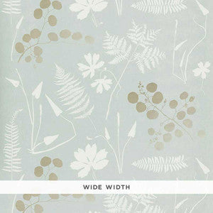 Schumacher Wallpaper Modern Botanical Slate 5005011